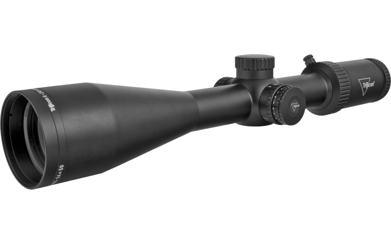 Trijicon Tenmile HX 6-24x50mm Second Focal Plane Riflescope with Red LED Dot, MOA Ranging, 30mm Tube, Satin Black, Low Capped Adjusters TMHX2450-C-3000003