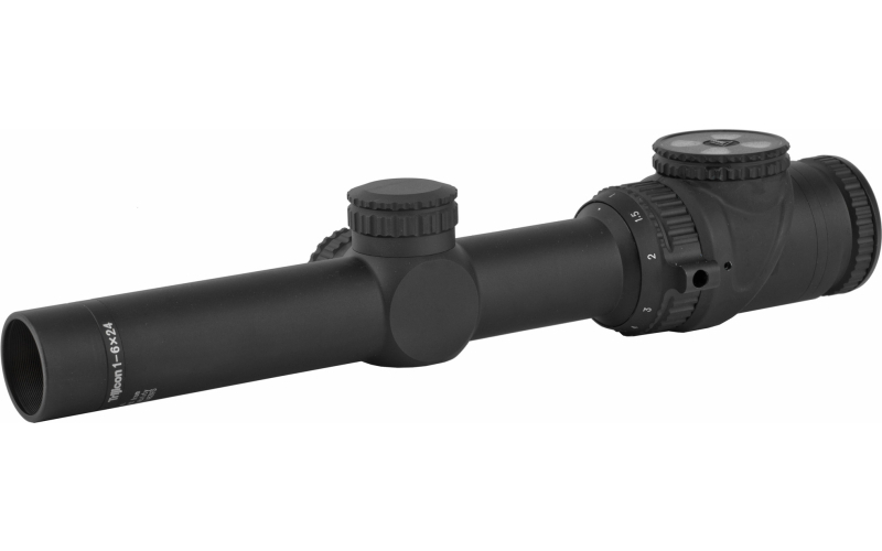 Trijicon AccuPoint, Rifle Scope, 1-6X24mm, MIL-Dot with Green Dot, Matte, 30mm TR25-C-200095
