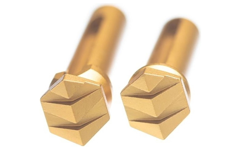 Tyrant Designs, Cnc Llc Enhanced takedown pins for ar-15 gold
