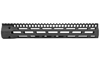 TROY Industries Battle Rail, SOCC125, 12.5" Rail, Fits AR, 5.56, M-LOK, Aluminum, Black Finish SRAI-SR1-12BT-00
