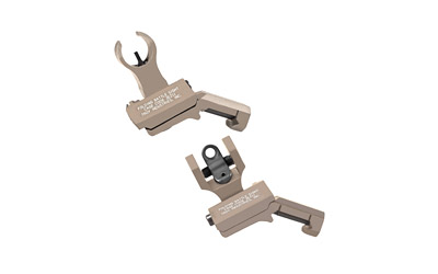 TROY Industries 45 Degree Battle Sight, Fits Picatinny, Flat Dark Earth, HK Front Sight and Round Rear SSIG-45S-HRFT-00