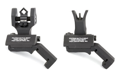 TROY Industries 45 Degree Battle Sight, Fits Picatinny, Black, M4 Front Sight and Dioptic Rear SSIG-45S-MDBT-00