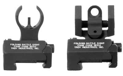 TROY Industries BattleSight Micro, Front and Rear Sight, Picatinny, Black Finish SSIG-IAR-SMBT-00