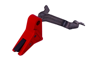 True Precision Axiom Trigger & Trigger Bar, Black with Red Safety, For Glock 43/43X/48 TP-G43T-RBL