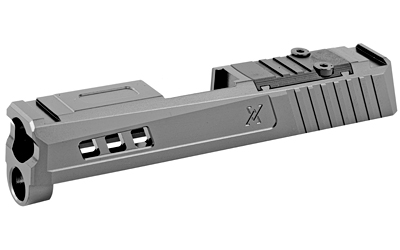 True Precision Axiom Slide, Stealth Grey, RMS Optic Cut & Cover Plate, Fits Sig P365 TP-P365S-A-RMS