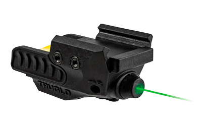 TruGlo Sight-Line, Laser Sight, Matte Finish, Black, Green Laser, Fits Most Pistol Rails - Fits Picatinny/ Weaver-style and Many Other Pistol Rails TG-TG7620G