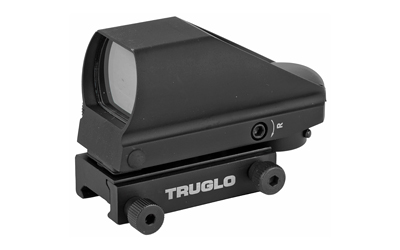 TruGlo Tru-Brite Red Dot, Fits Picatinny, Black Finish, 8 Reticle Choices, Dual Color Reticle Illumination, Innovative Compact Design TG-TG8380B
