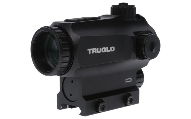 TruGlo PR1 Prism, Red Dot, 1X25, 6 MOA Red Dot with Outer Ring, Black, Includes Lens Covers TG-TG8425BN