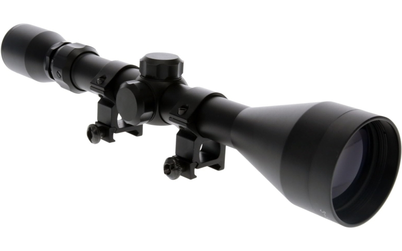 TruGlo BUCKLINE, Rifle Scope, 3-9X50mm, 1" Maintube, Duplex BDC Dot Reticle, Black, Includes Weaver Rings TG-TG85395XB