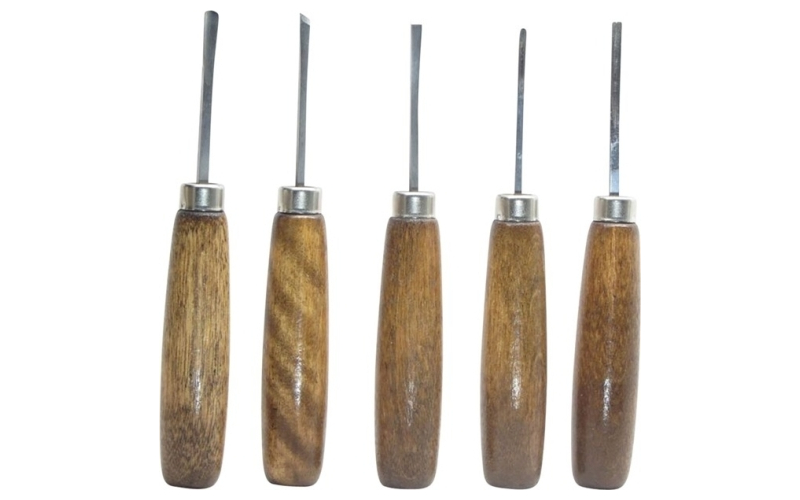 U.J. Ramelson #106m sub mini straight handle woodcarving 5 piece set