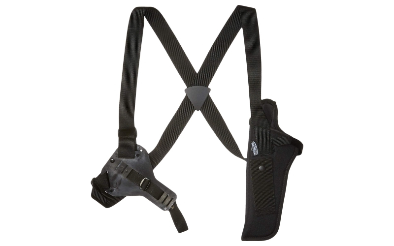 Uncle Mike's Vertical Shoulder Holster, Size 3, Fits Large Revolver With 6.5" Barrel, Right Hand, Black 83031