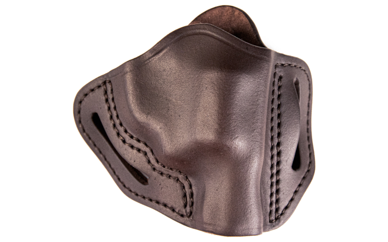 Uncle Mike's Uncle Mikes Outside Waistband Leather Holster, Fits S&W J-Frame, Ruger LCR and Similar Size Revolvers, Leather Construction, Right Hand, Brown UM-OWB-J-BRW-R