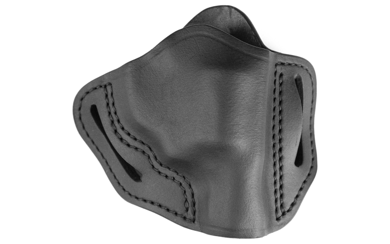 Uncle Mike's Uncle Mikes Outside Waistband Leather Holster, Fits S&W J-Frame, Ruger LCR and Similar Size Revolvers, Leather Construction, Right Hand, Black UM-OWB-J-MBL-R