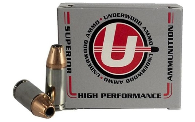 Underwood Ammo 9mm luger +p 147gr hornady xtp jacketed hp 20/box
