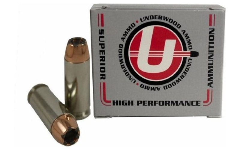 Underwood Ammo 10mm auto 180gr bonded jacketed hollow point 20/box