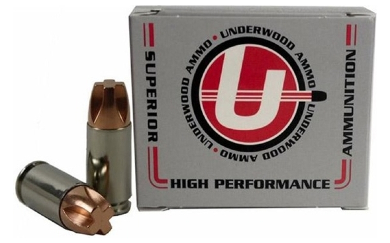 Underwood Ammo 9mm luger +p 115gr xtreme penetrator 20/box