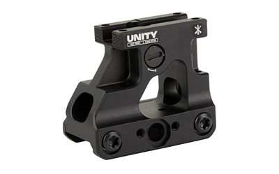 Unity Tactical FAST Micro, Red Dot Mount, 2.26" Optical Height, Compatible with MRO/MRO-HD Footprint, Anodized Finish, Black FST-MROB