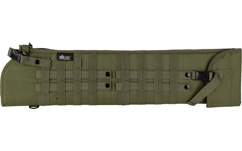 US PeaceKeeper Shotgun Scabbard, Shotgun Case, 29.5"x7.5", 600 Denier Polyester, Olive Drab Green P13135