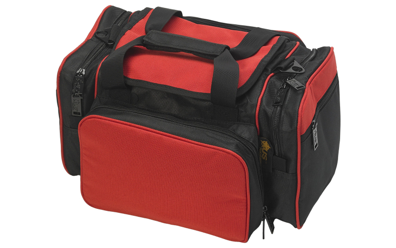 US PeaceKeeper Small Range Bag, Red w/Black Accents, 600 Denier Polyester, 14x8.5x8 P22202