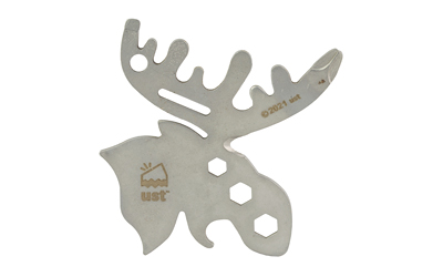 UST - Ultimate Survival Technologies Moose Tool, Multi Tool, Silver, Stainless Steel, Includes Carabiner 1156818