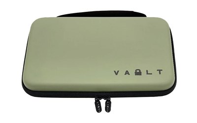Vault Case Large Case, Velcro Flex Panels, Elastic Holders, 11"x6.5", Smooth Matte Finish, Foliage Green Outer Shell VLTSTDGREEN