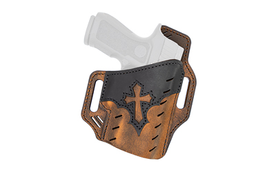 Versacarry Guardian Arc Angel, Outside the Waistband Holster, Fits Full Size Pistols, Leather, Distressed Brown, Right Hand UGA1BRN