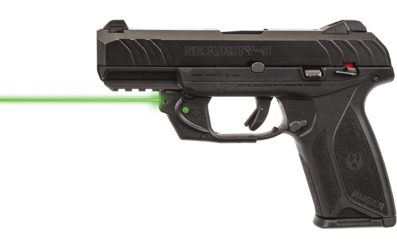 Viridian Weapon Technologies E-Series, Green Laser, Fits Ruger Security 9, Black 912-0023