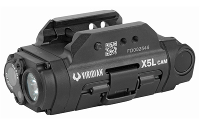 Viridian Weapon Technologies X5L Gen 3 Universal Mount Green Laser With Tactical Light (500 Lumens) and HD Camera, Features a 1080p Full-HD Digital Camera and Microphone, INSTANT-ON, Removable Rechargeable Battery, Micro USB Port for Charging and File Transfer, Waterproof, Black 990-0019
