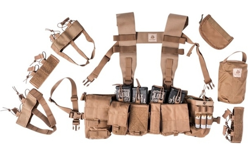 Velocity Systems Uw chest rig 'the pusher' gen vi, coyote brown