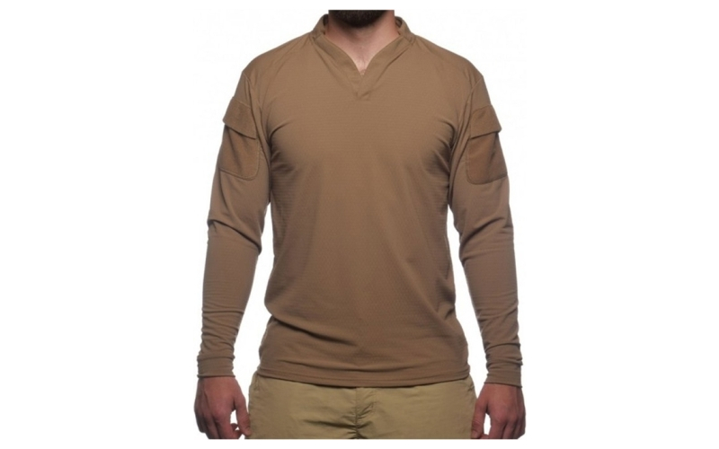 Velocity Systems Boss rugby shirt long sleeve coyote brown med