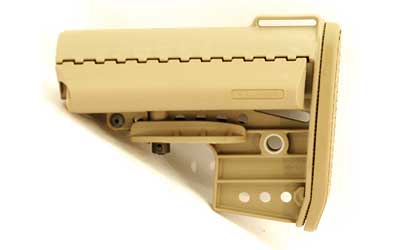 VLTOR Weapon Systems IMOD Mil-Spec Stock, Fits AR-15, with Butt Pad, Tan Finish AIB-MCT