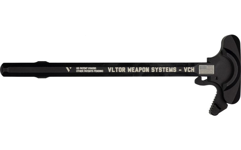 VLTOR Weapon Systems Victory, Charging Handle, Short Latch, Fits AR-15, Matte Finish, Black VCH-SF-4