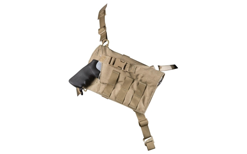Viking tactics big rig chest holster for revolvers coyote tan