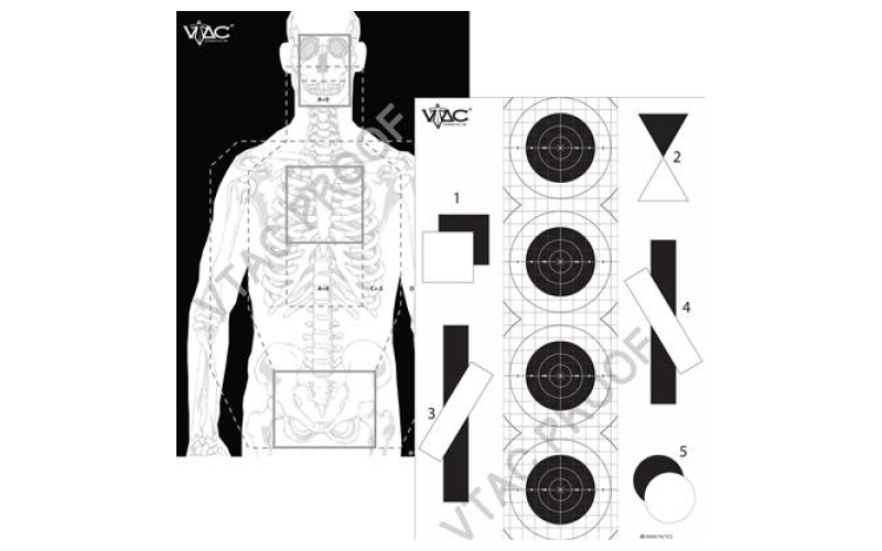 Viking vtac double sided tactical target (100)
