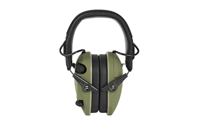 Walker's Razor, Electronic Earmuff, OD Green, 1 Pair, (2) Morale Patches Included GWP-RSEMPAT-ODG