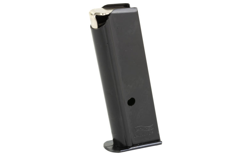 Walther Magazine, 380ACP, 6 Rounds, Fits Walther PPK, Anti-Friction Coating, Black 2246024