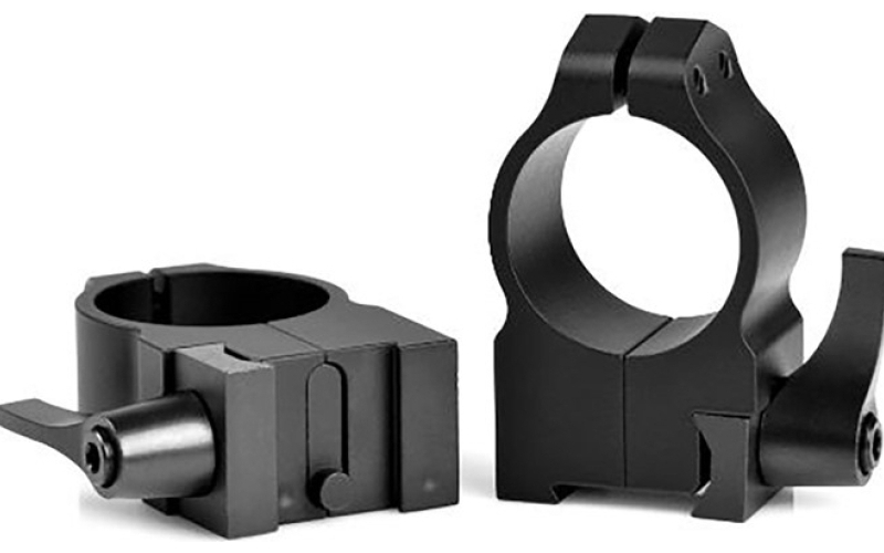 Warne Scope Mounts 1'' high matte black qd tikka rings