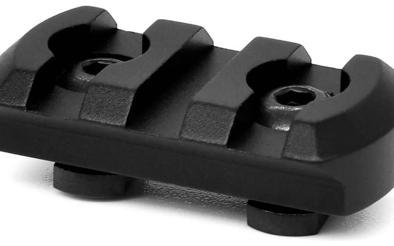 Warne m-lok 3 slot rail black