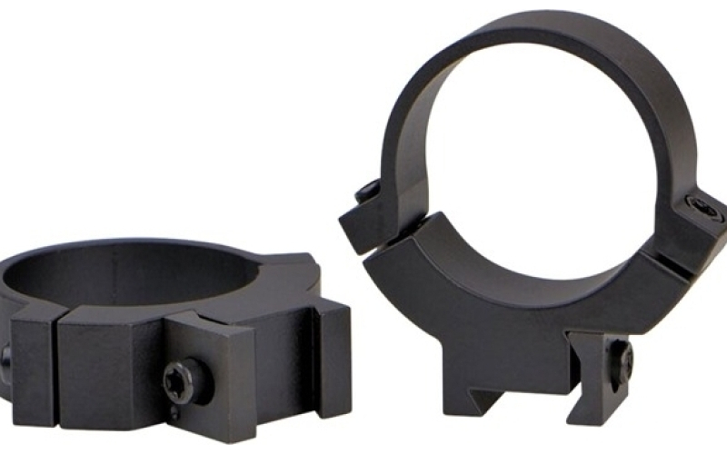 Warne Scope Mounts 30mm medium (0.99'') dovetail rings, black