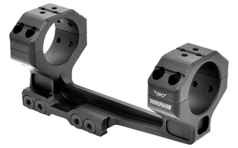 Warne Scope Mounts 34mm ultra high (1.54'') 0 moa mount, black