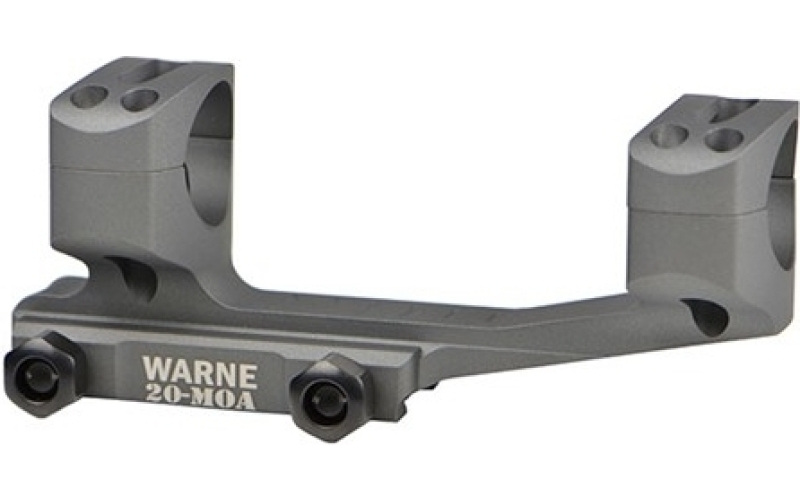Warne Scope Mounts 34mm ultra high (1.435'') 20 moa mount, tactical gray