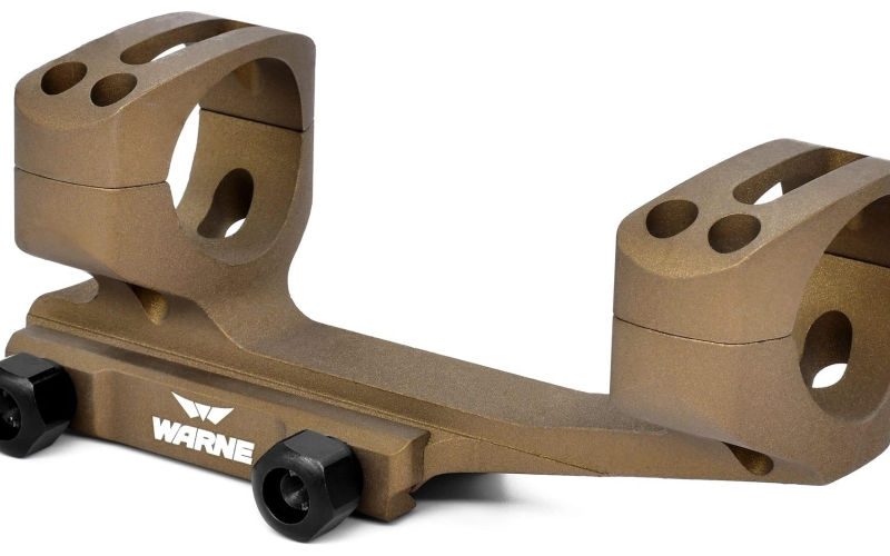 Warne gen 2 extended skeletonized 30mm msr mount burnt bronze
