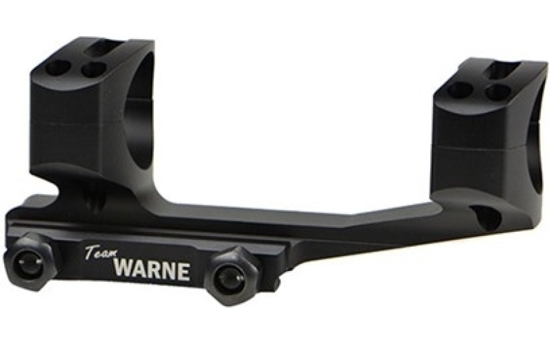Warne Scope Mounts 34mm ultra high (1.435'') 0 moa mount, black