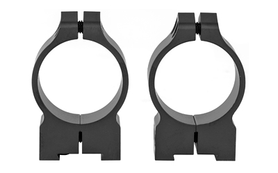 Warne Scope Mounts Permanent Attached Fixed Ring Set, Fits CZ 527 16mm Grooved Reciever, 30mm Medium, Matte Finish 14B1M