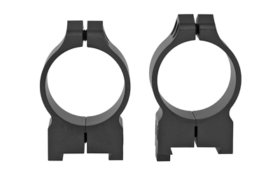 Warne Permanent Attached Fixed Ring Set, Fits CZ 550/557 19mm Grooved Receiver, 30mm Medium, Matte Finish 14BM