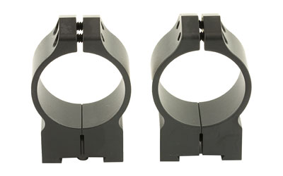 Warne Permanent Attached Fixed Ring Set, Fits Tikka Grooved Receiver, 30mm Medium, Matte Finish 14TM