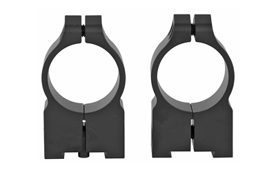 Warne Permanent Attached Fixed Ring Set, Fits Tikka Grooved Receiver, 1" High, Matte Finish 2TM