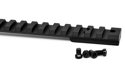 Warne Vapor, 1 Piece Base, Fits Premier Short Action, HS Precision Remington 700 Style Short Action, Remington 700 Police Short Action, Matte Finish, Black V471M