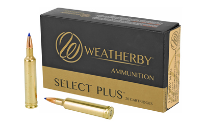 Weatherby Select Plus, 257 Weatherby Magnum, 100 Grain, Tipped Triple Shock X Bullet, 20 Round Box B257100TTSX