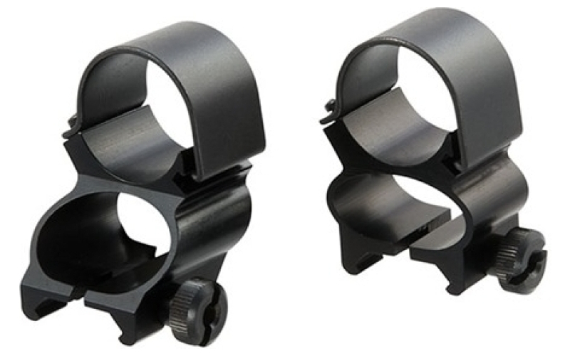 Weaver Extension see-thru rings, matte blue